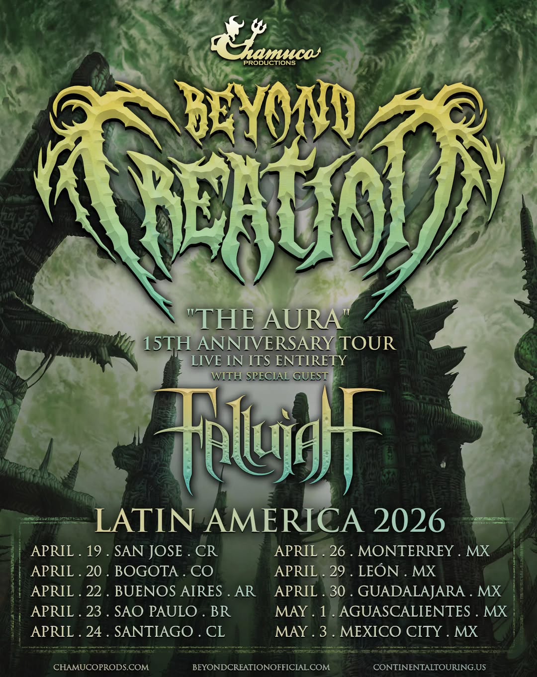Beyond Creation y Fallujah juntos en Latinoamérica