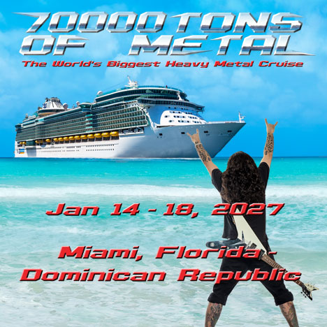 Comienza la venta de entradas para el 70000 TONS OF METAL 2027!
